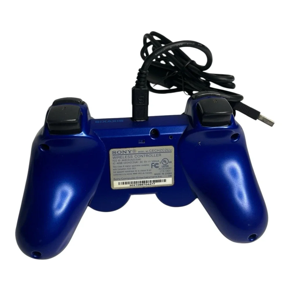Genuine OEM Sony PlayStation 3 PS3 Blue DualShock 3 Controller Wireless CECHZC2U